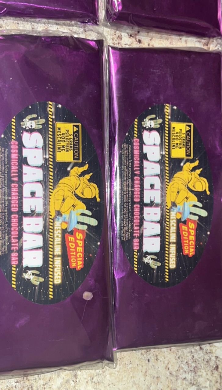 Mescaline chocolate bars